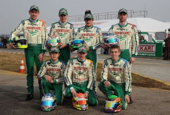 The big 2013 championship at the starting grid with the WSK Euro