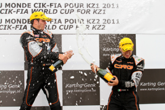 WORLD TITLE IN KZ1 FOR CRG-MAXTER THANKS TO JONATHAN THONON. ‘THE CANNIBAL’ AT HIS FOURTH WORLD TITLE IN FIVE YEARS