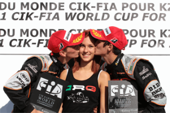 CRG-­‐MAXTER CONQUERS THREE PODIUMS IN THE WORLD CHAMPIONSHIP IN BELGIUM THANKS TO LENNOX AND TIENE IN KF1 FORE' AWESOME IN KZ1, TORSELLINI OK IN KZ2