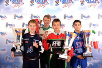 Bezuidenhout, Pulcini, Parkins, Zani. Champions of the Rok Cup International 10 Years of Activity.