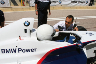 Theissen and Vettel visit Formula BMW Talent Cup scholarship course