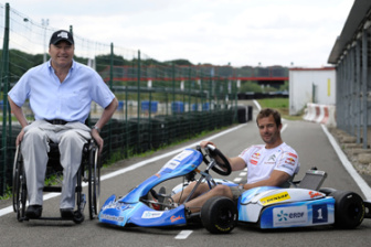 Sébastien Loeb at the ERDF Masters Kart