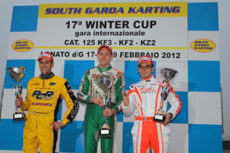 THE BELGIAN DREEZEN (TONY KART) WINS THE 17th WINTER CUP IN KZ2. THE DUTCH VERSTAPPEN WINS IN KF2  WHILE IN KF3 THE VICTORY GOES TO THE ENGLISH RUSSEL ON INTREPID