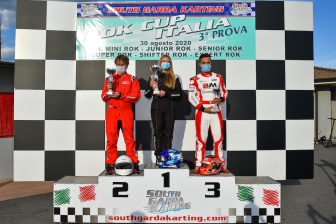 Victory for Toni Naudé in the 3rd round of the Rok Cup Italy