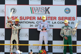 Triple podium for Crg in the closing round of the WSK Super Master