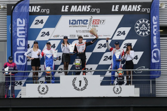 CRG and Cebrian win the Iame X30 Shifter International Final