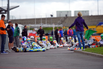 Semi-final at the German Kart Championship