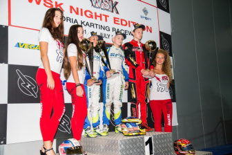 Double podium for DR at WSK Night Edition