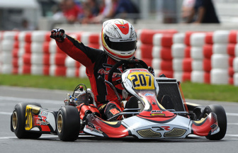 Negro leads the European KZ2 Championship with DR Racing