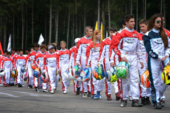 En route for the 2015 CIK-FIA Karting Academy Trophy