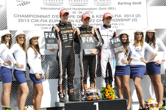 Verstappen (CRG-TM) and Antonsen (DR-TM) win the CIK-FIA European championship of KZ and KZ2
