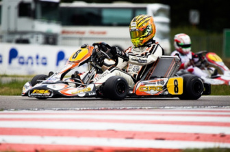 Triple podium for CRG in Genk. Dalé on Crg/Maxter King of KZ2