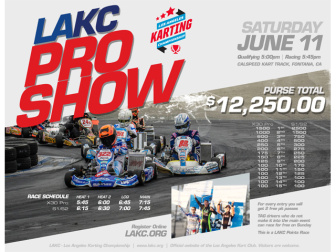 Los Angeles Karting Championship hosting Pro Show on June 11