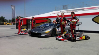 Lamborghini Squadra Corse Kart Drivers Program - first day of training in Adria