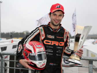 CRG, Jorrit Pex on the podium of the  WSK Super Master in Adria