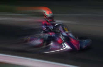 Kosmic Kart on the Spanish track for the European Championship