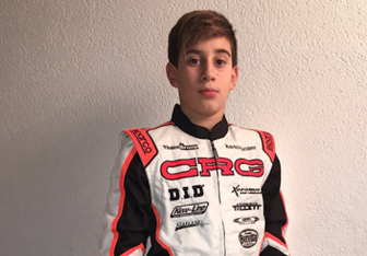 Enzo Trulli with CRG in 2018 for his debut in international races