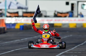 Electrifying international debut for Birel ART in Las Vegas