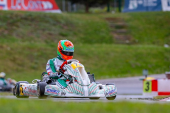 Viganò pole and podium at the KZ European debut.