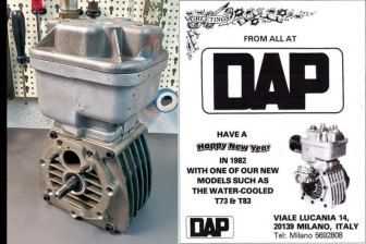 DAP T73: the first water-cooled 100cc engine