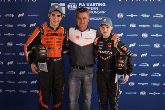 European FIA Karting in Valencia, Gomez (OK) and Van Langendock (OKJ) the fastest