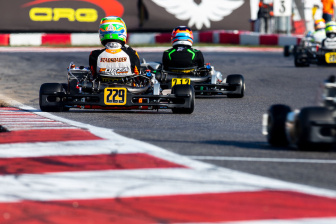 Bad luck for Stadsbader at the WSK Open Cup round 1.