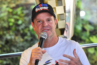 Rubens Barrichello at the Rotax Winter Trophy towards the ticket for the 2022 Grand Finals