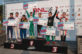 The BNL stars shine at Karting Genk
