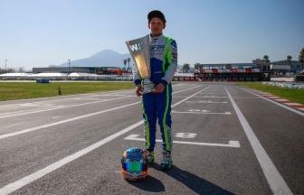 Van Hoepen close to success in the Sarno round of the WSK Super Master Series