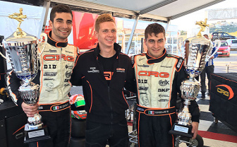 CRG scoring a one-two in Vendrell  with Torsellini and De Conto