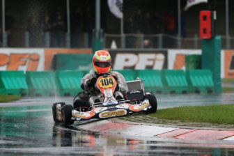 The last round of the European KF and KFJ Championships in England at the PFI circuit