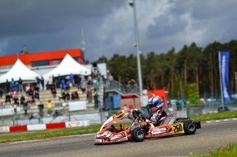 Mark Kastelic on track for the WSK Euro Series of Adria