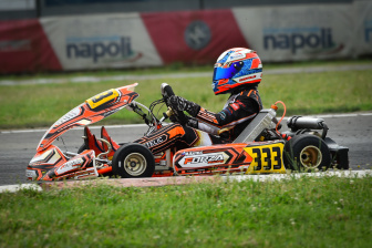 Mark Kastelic at work in the WSK weekend