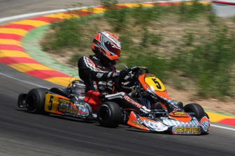 CRG AND MAX VERSTAPPEN ON THE PODIUM IN THE EUROPEAN KF CHAMPIONSHIP OF ALCANIZ. SOLID RACE BY FELICE TIENE.