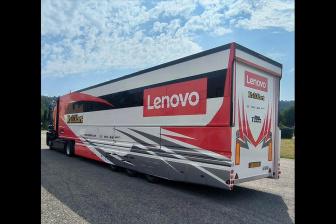 The Lenovo Kalì Kart Team working on the 2026 driver line-up