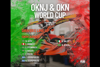 FIA WORLD CUP OKN and OKN JUNIOR in Italy this weekend