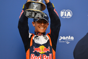 Arvid Lindblad in F4 with Red Bull and Van Amersfoort