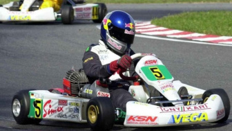 That time Sebastian Vettel met Davide Forè in Parma.