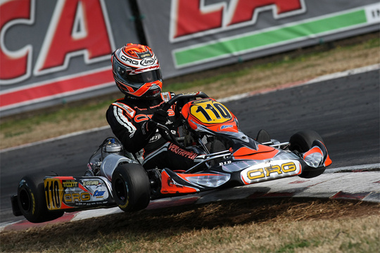 CRG AT ITS BEST ON THE INTERNATIONAL CIRCUIT LA CONCA FOR THE FIRST EVENT OF THE WSK EURO SERIES
