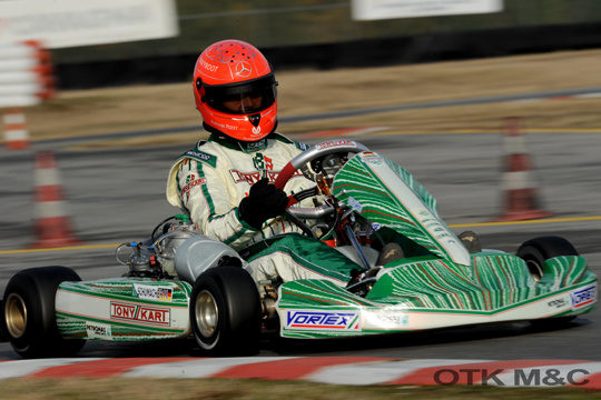 First test session with Schumacher