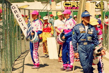 Jenson Button in the early days...