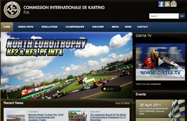 Flashy new website for the CIK