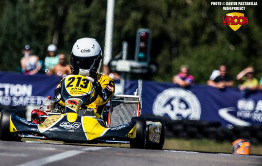 Travisanutto on top in Euro KFJ final