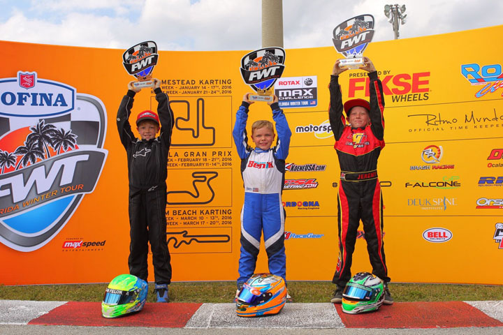 Benik drivers are ROK CUP USA winners and Florida Winter Tour Champions