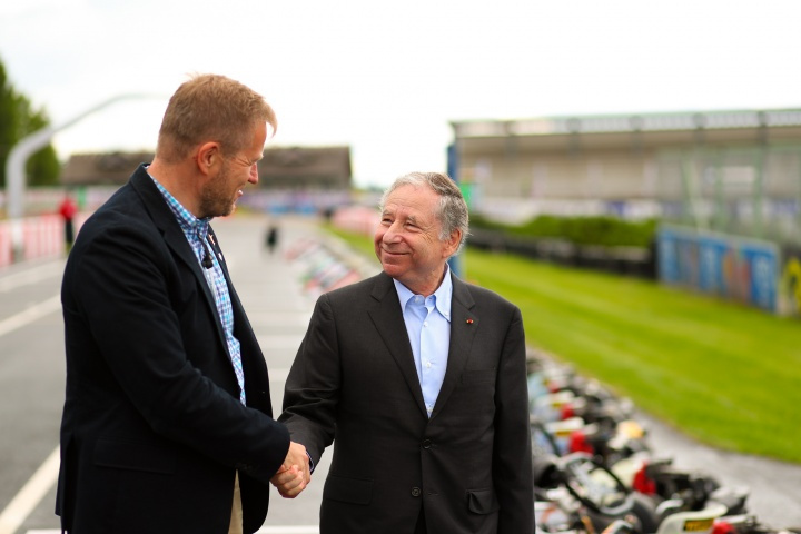 Jean Todt attends the CIK-FIA European Championship in Alaharma