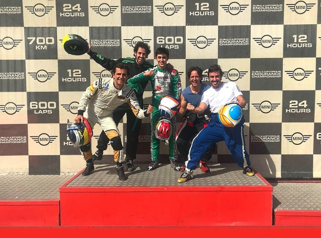 Alonso, De La Rosa and Vidales in Dubai for the 24 hours of karting