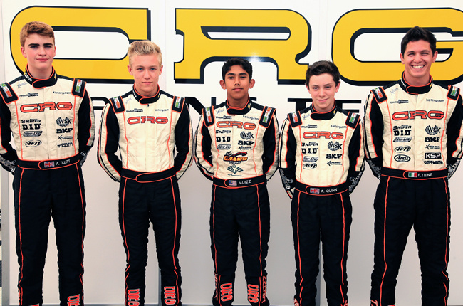 Crg heading to PFi for the European KF&KFJ Championship