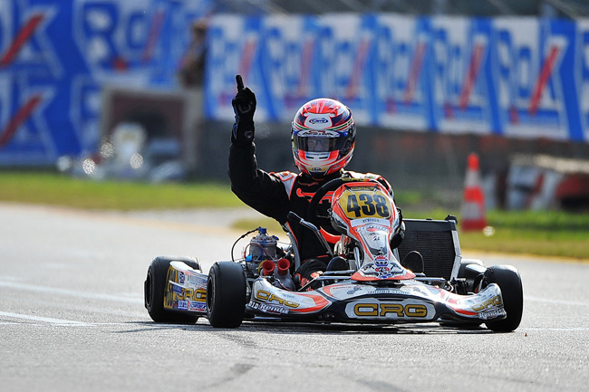 Pollini with Crg and Renda Motorsport “cleaned up” the Rok Cup International