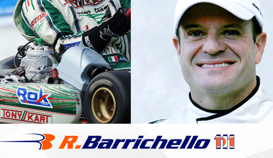 Barrichello on the Rok Shifter