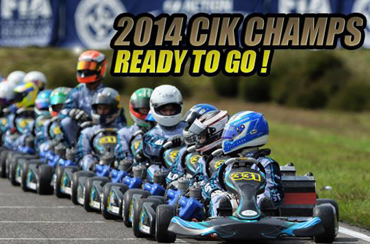 Registration opens for all CIK competitions in 2014
